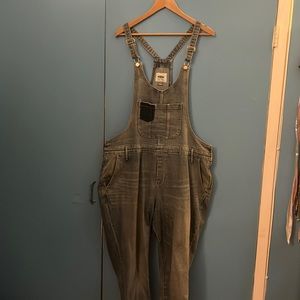 Light/medium Denim Overalls